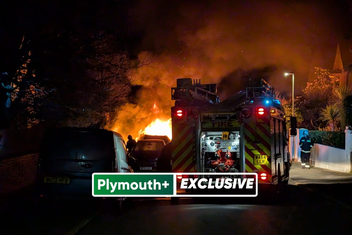 Exclusive: Drivers warned after hydrant obstructed in Plymouth car fire