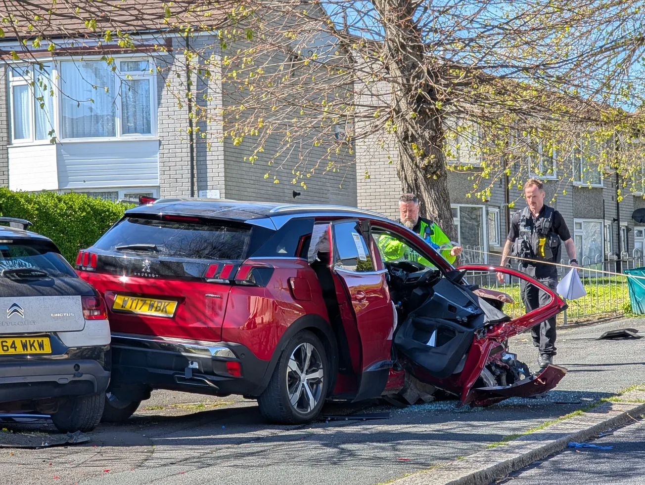 Man dies at scene after horror crash on Plymouth road