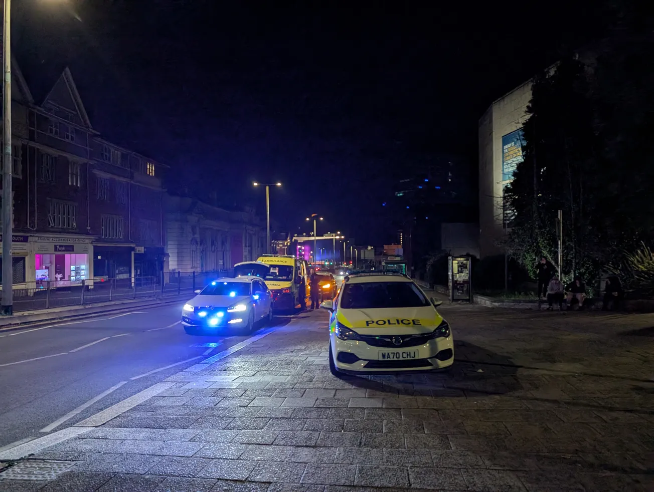 Man rushed to hospital after being stabbed in the head in Plymouth