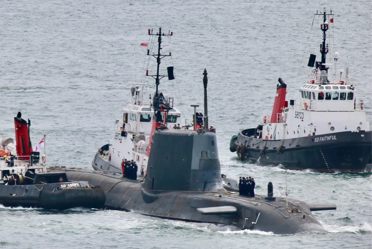 HMS Astute returns to Plymouth amid mounting questions over reliability