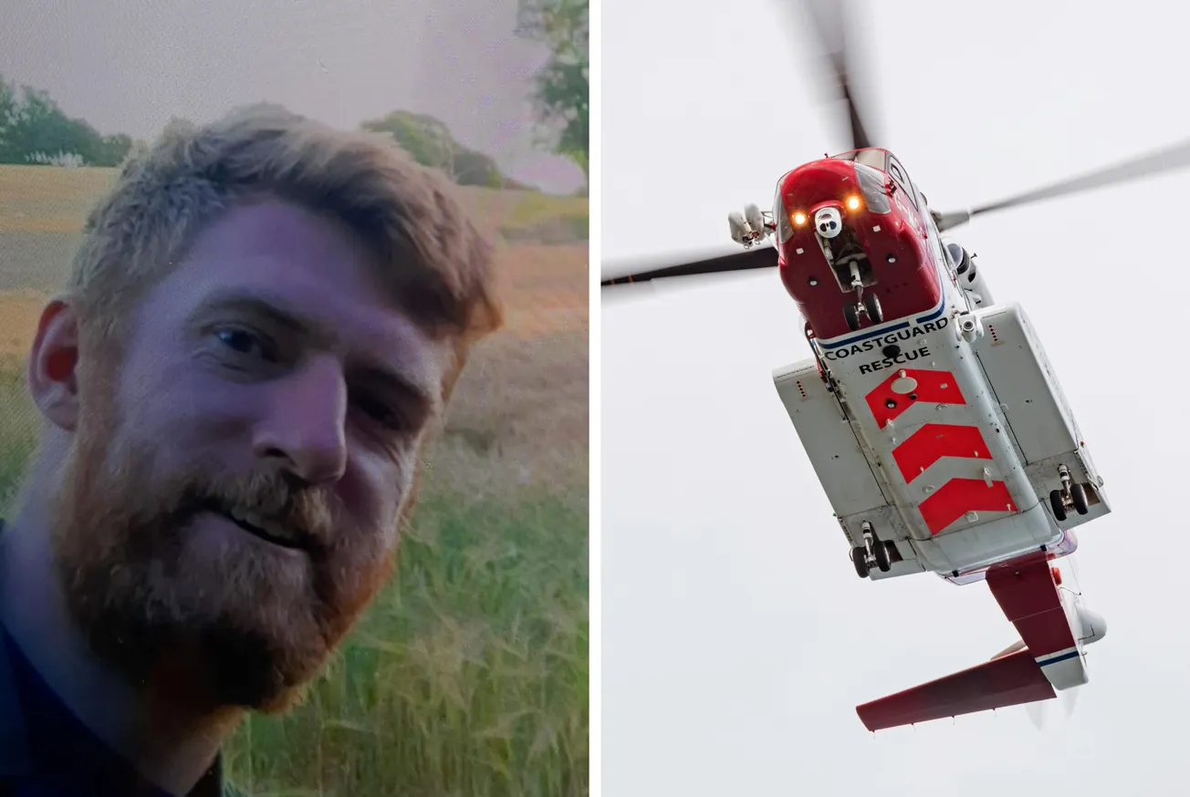 Major emergency  land and air search underway for missing man