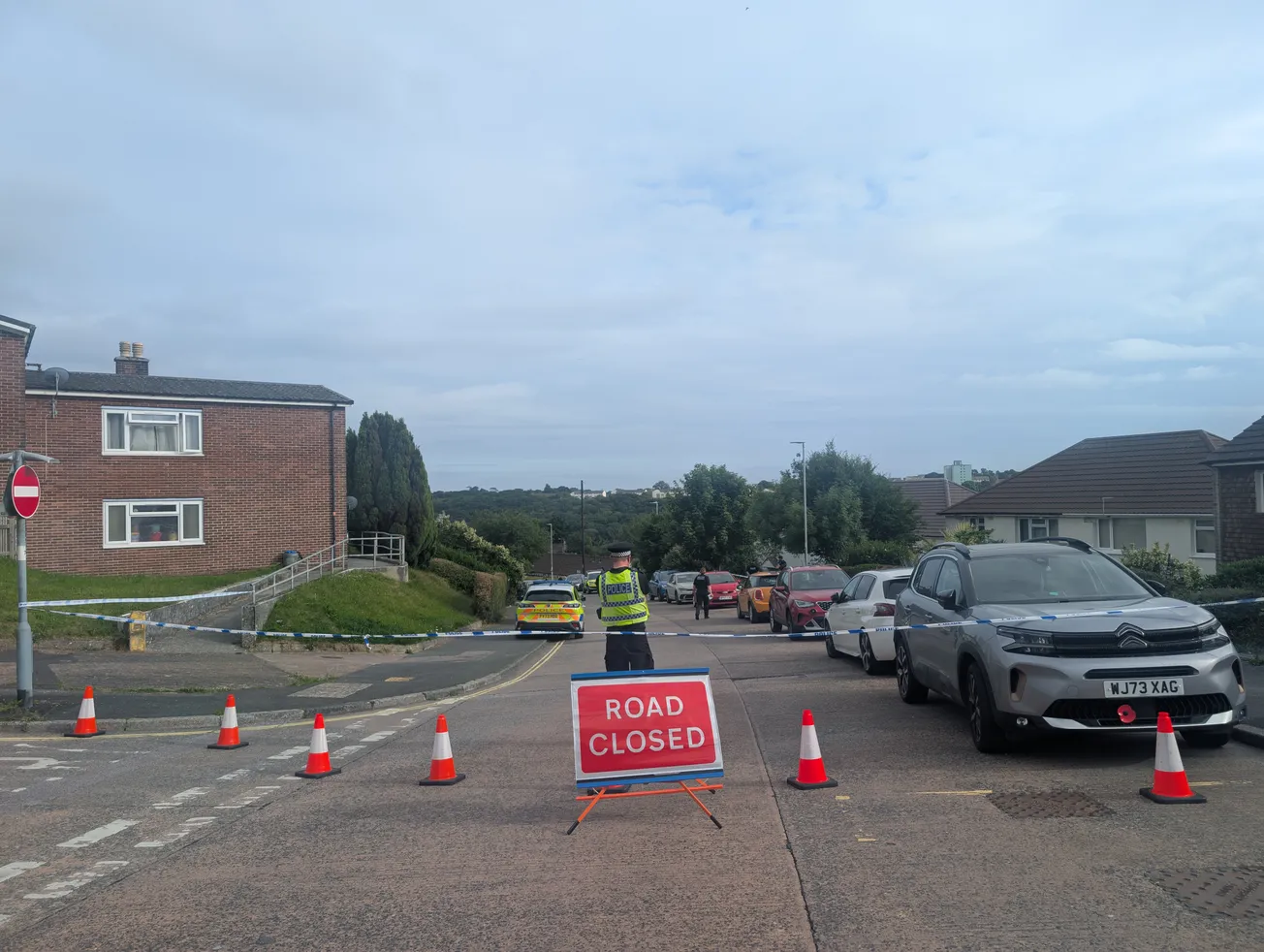 Major police presence as Taunton Avenue shut after 'unexplained' death in Plymouth