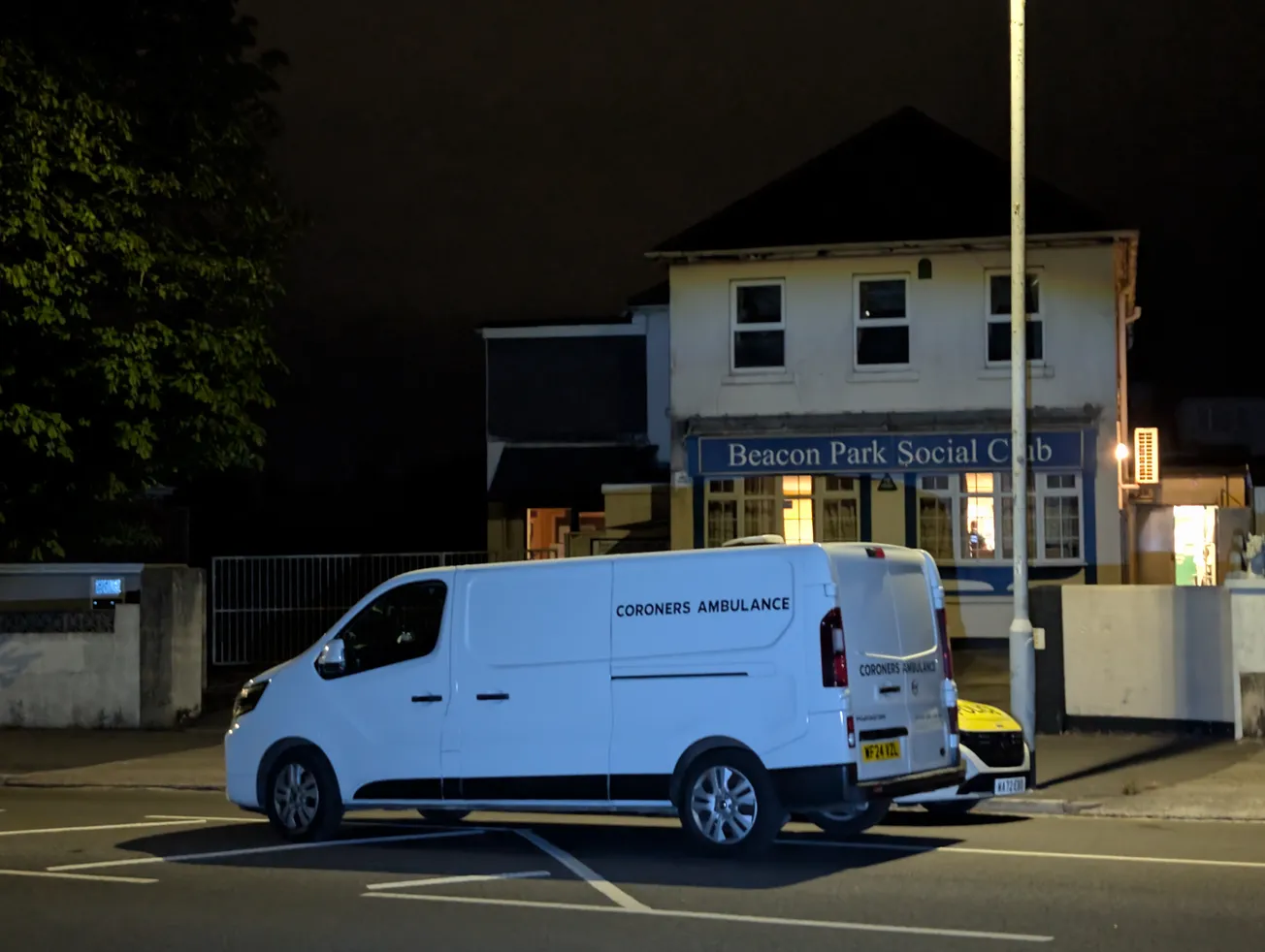 Air ambulance lands after man dies at Beacon Park Social Club in Plymouth