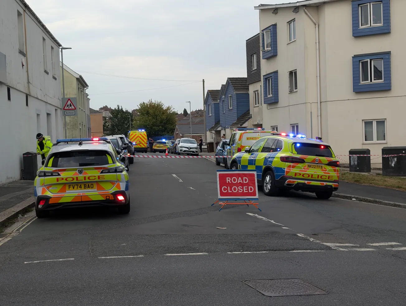 Plymouth street closed and person rushed to hospital after serious e-scooter crash