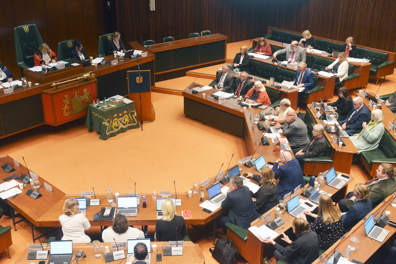 Live updates as councillors debate asylum hotels, flags, pay potholes, and trees