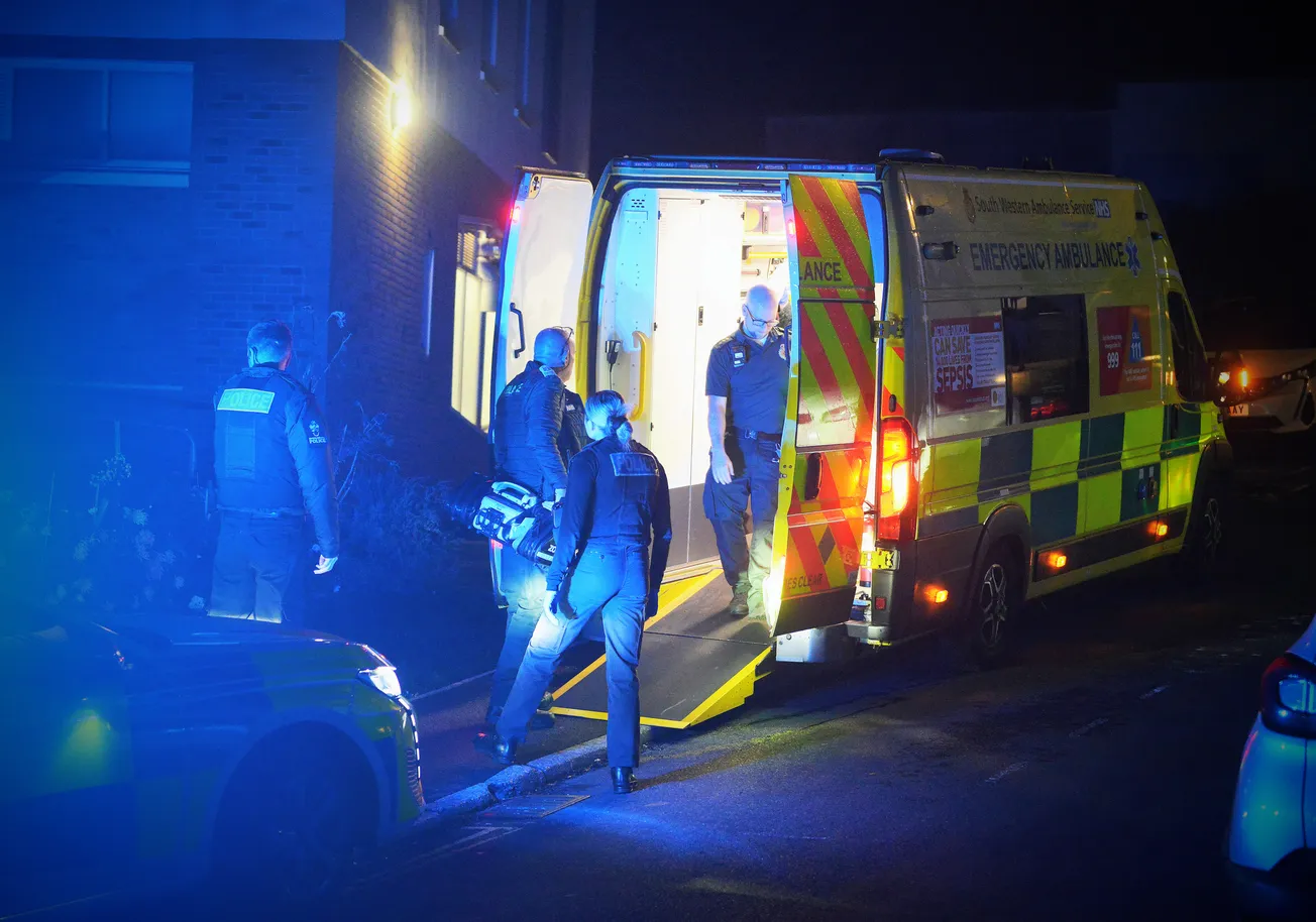 Police issue update after armed officers swarm Plymouth street