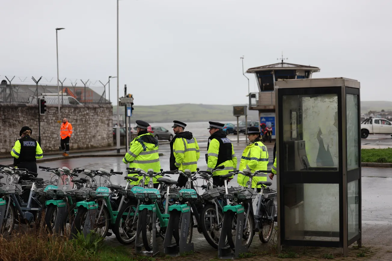 Here’s why so many police were near the Torpoint Ferry today