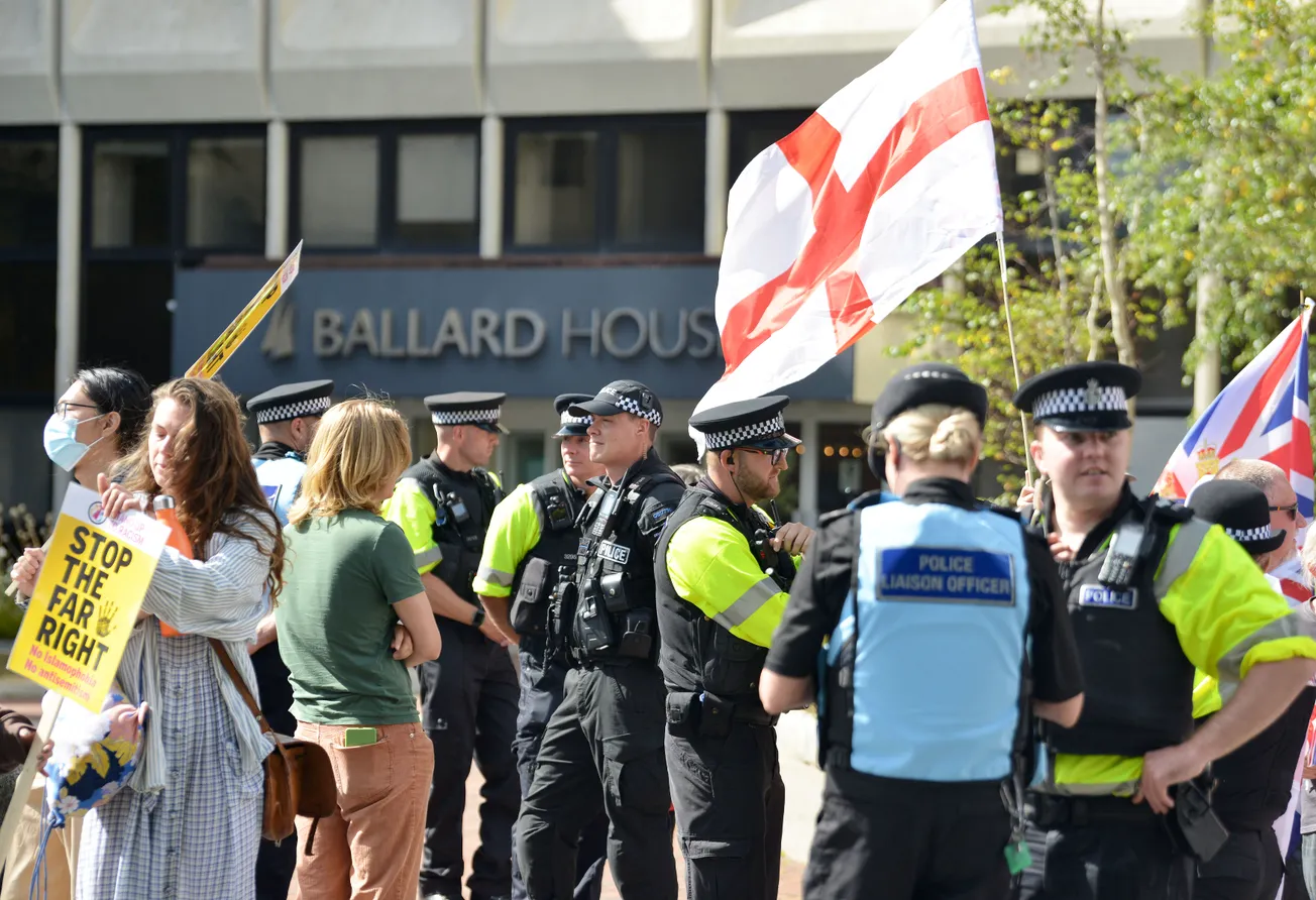 Important legal warning for those attending protests in Plymouth today
