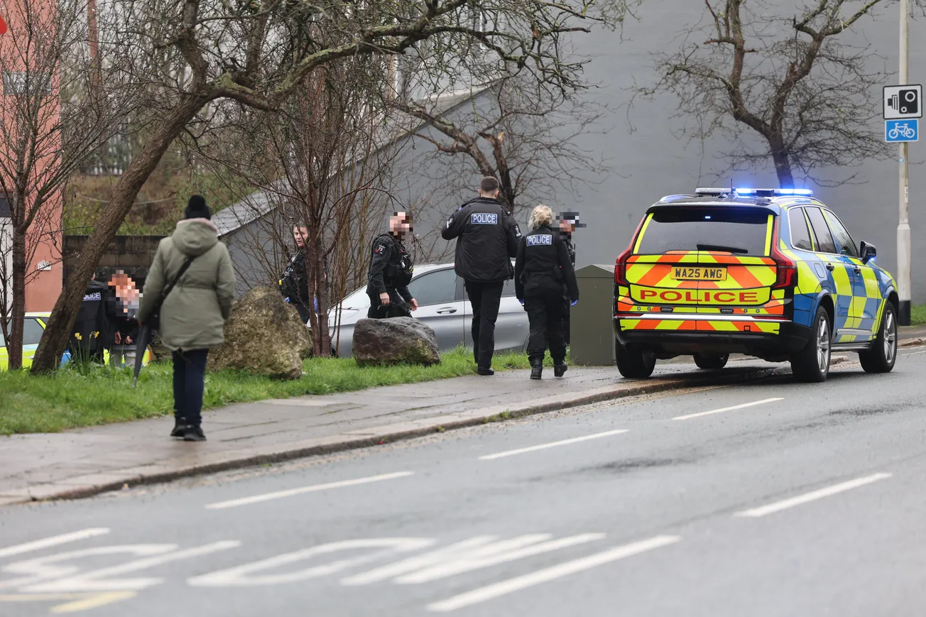 Armed police rush to report of ‘man with chainsaw’ in Plymouth