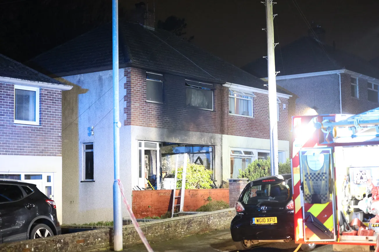 Large house fire destroys home in Plymouth