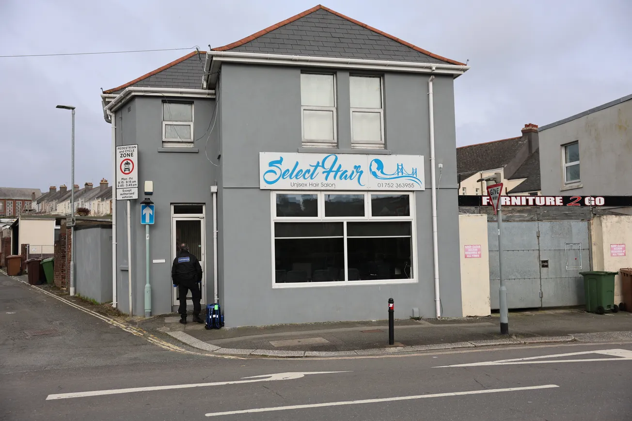 Salon owner 'devastated' after burglars steal equipment and smash shop door in Plymouth