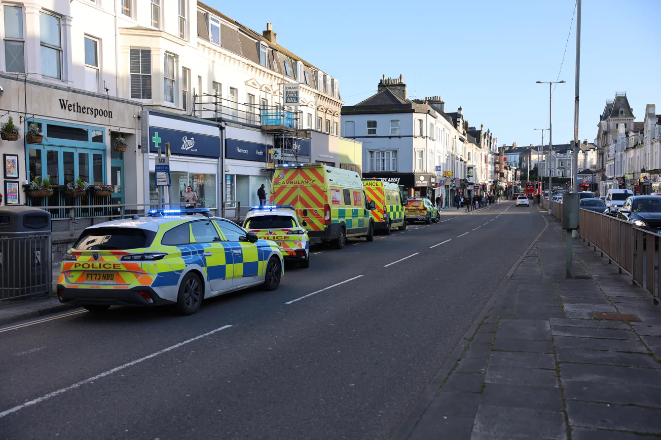 Major emergency response unfolds at Plymouth Starbucks