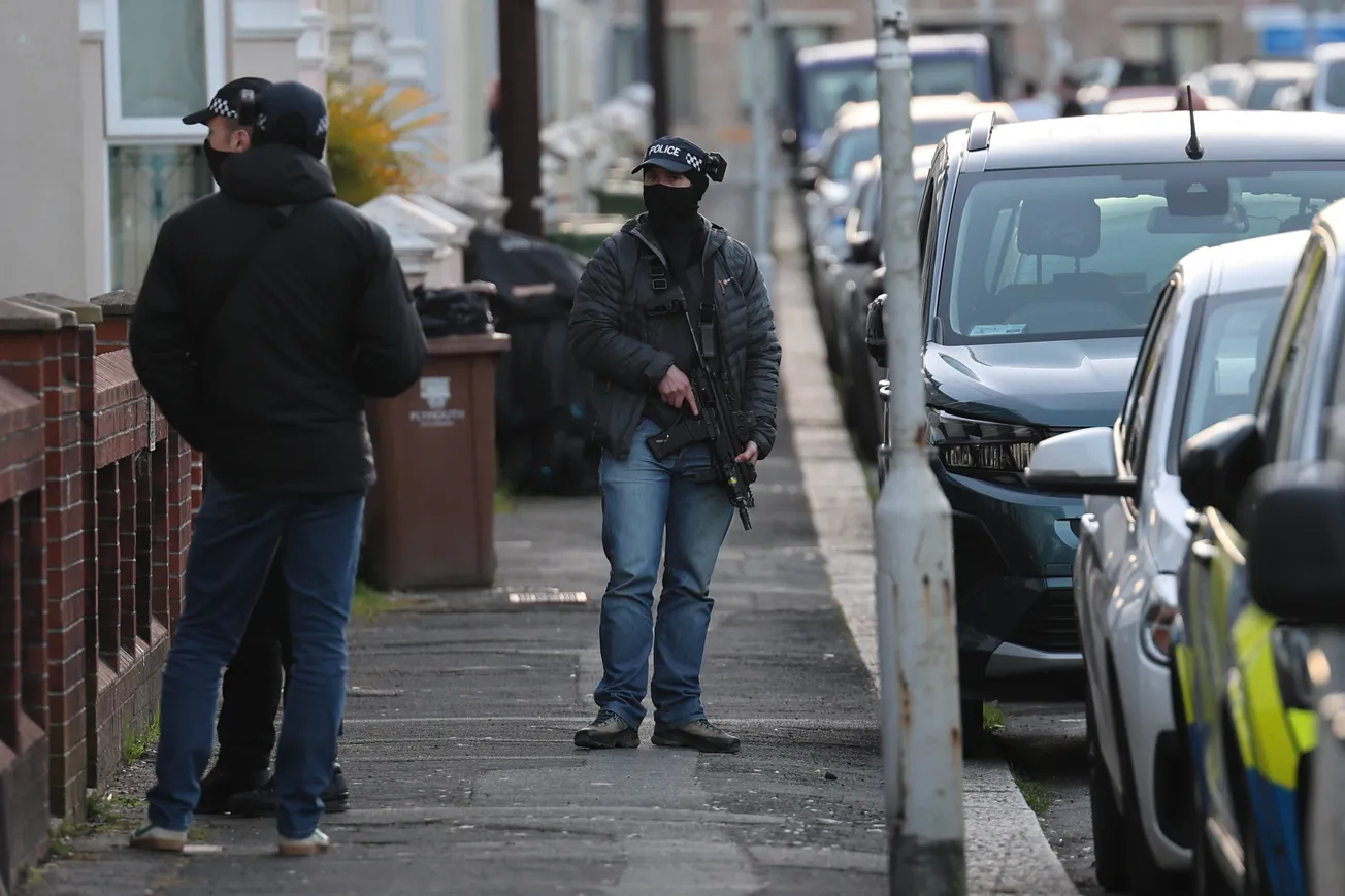 Armed police storm Plymouth street after ‘fight involving group of people’ breaks out